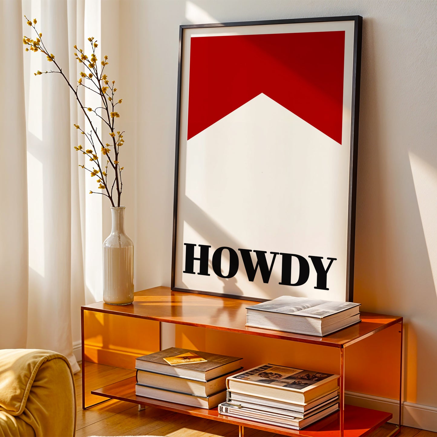 Howdy | Vintage Western Print