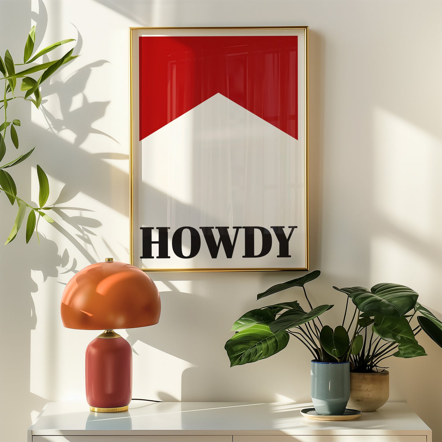 Howdy | Vintage Western Print