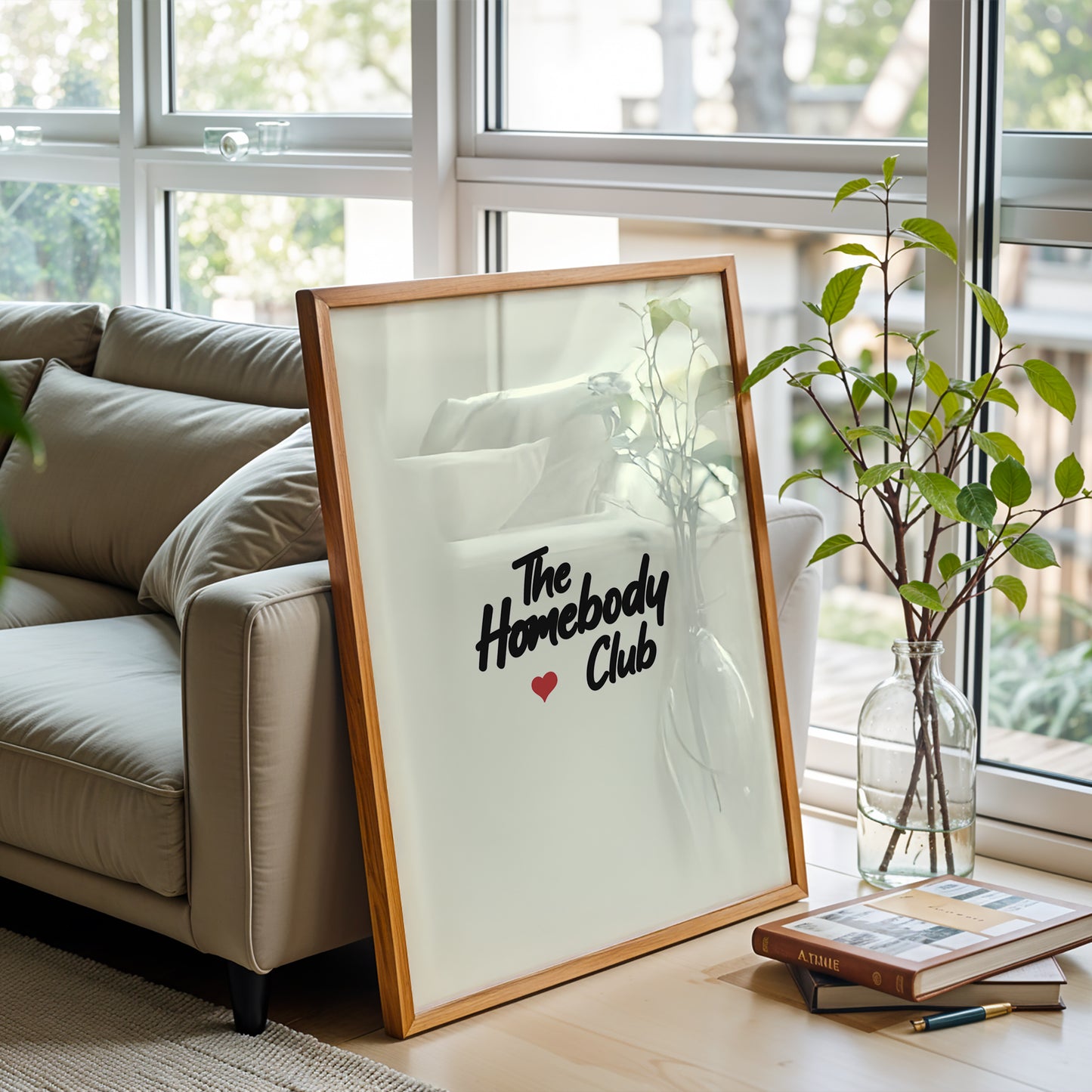 Homebody Club | Typographic Print