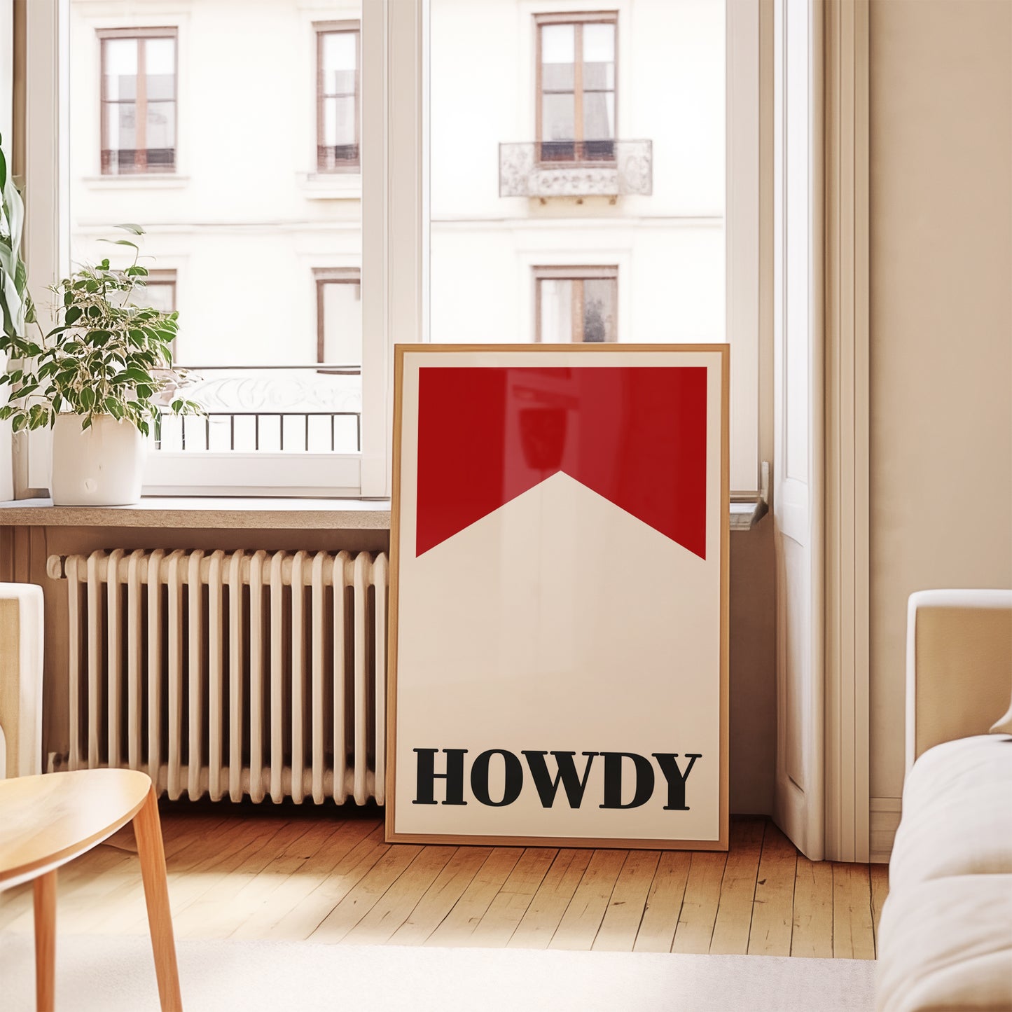 Howdy | Vintage Western Print