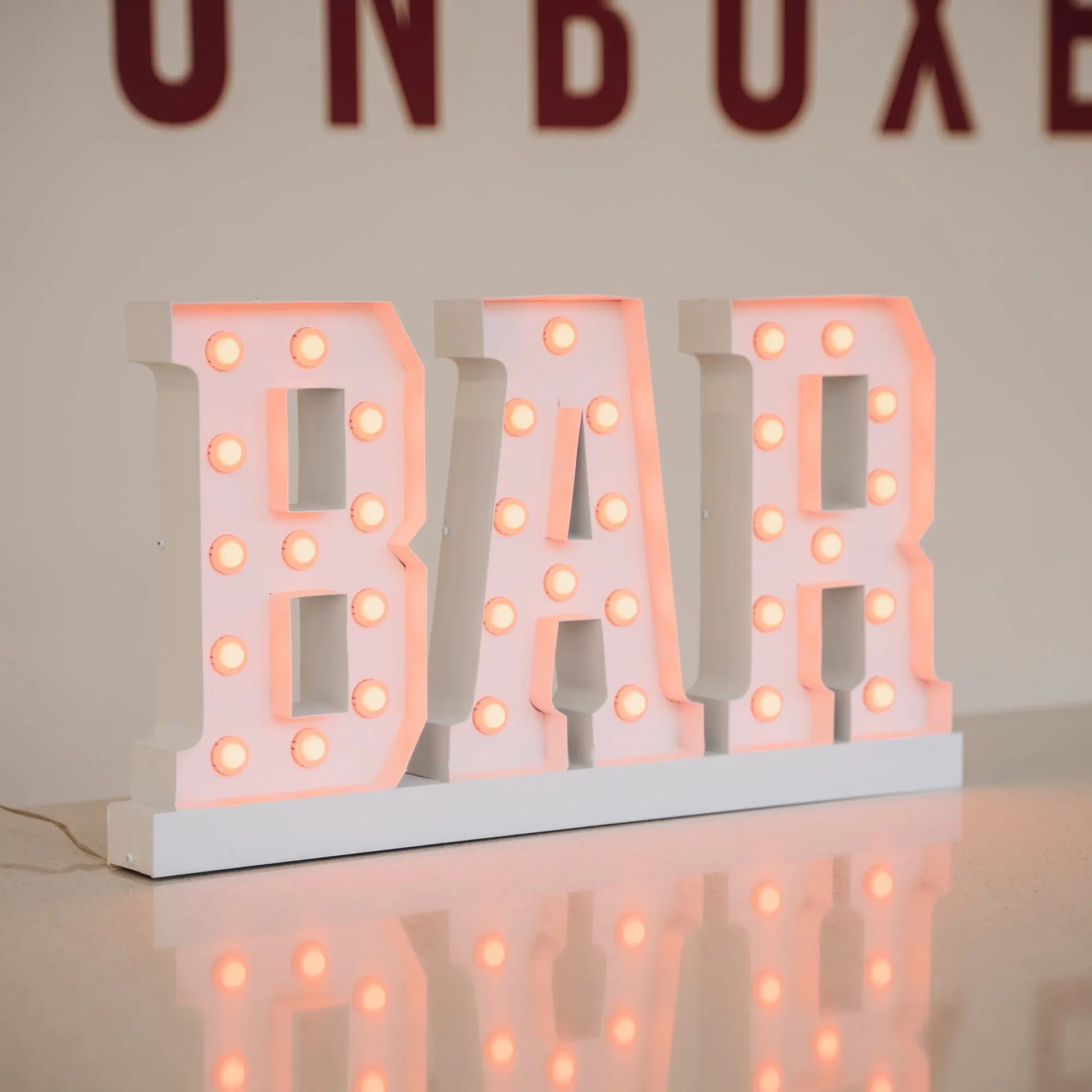 Bar | Marquee Letter Mauda
