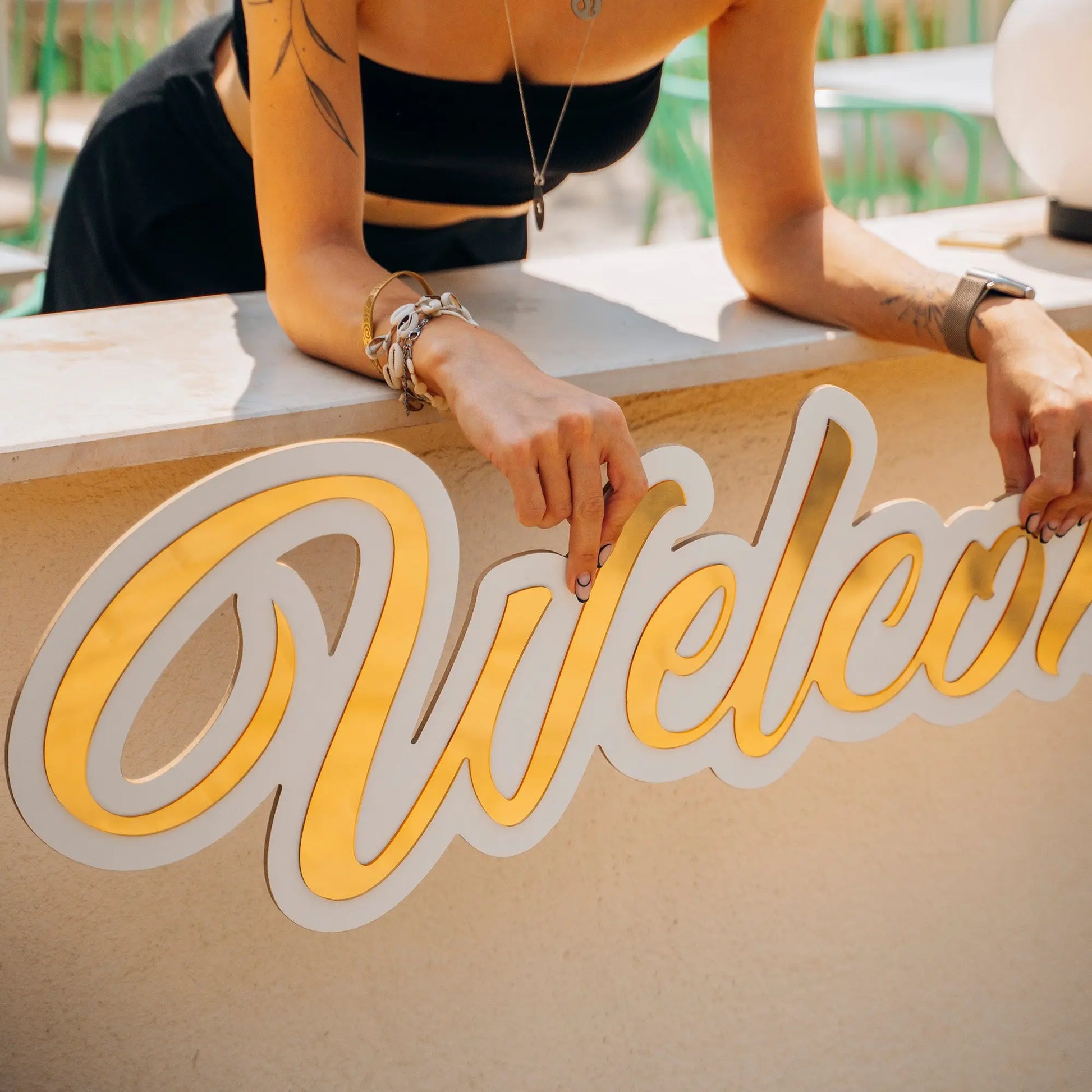 Pineda | Wooden Business Sign Mauda