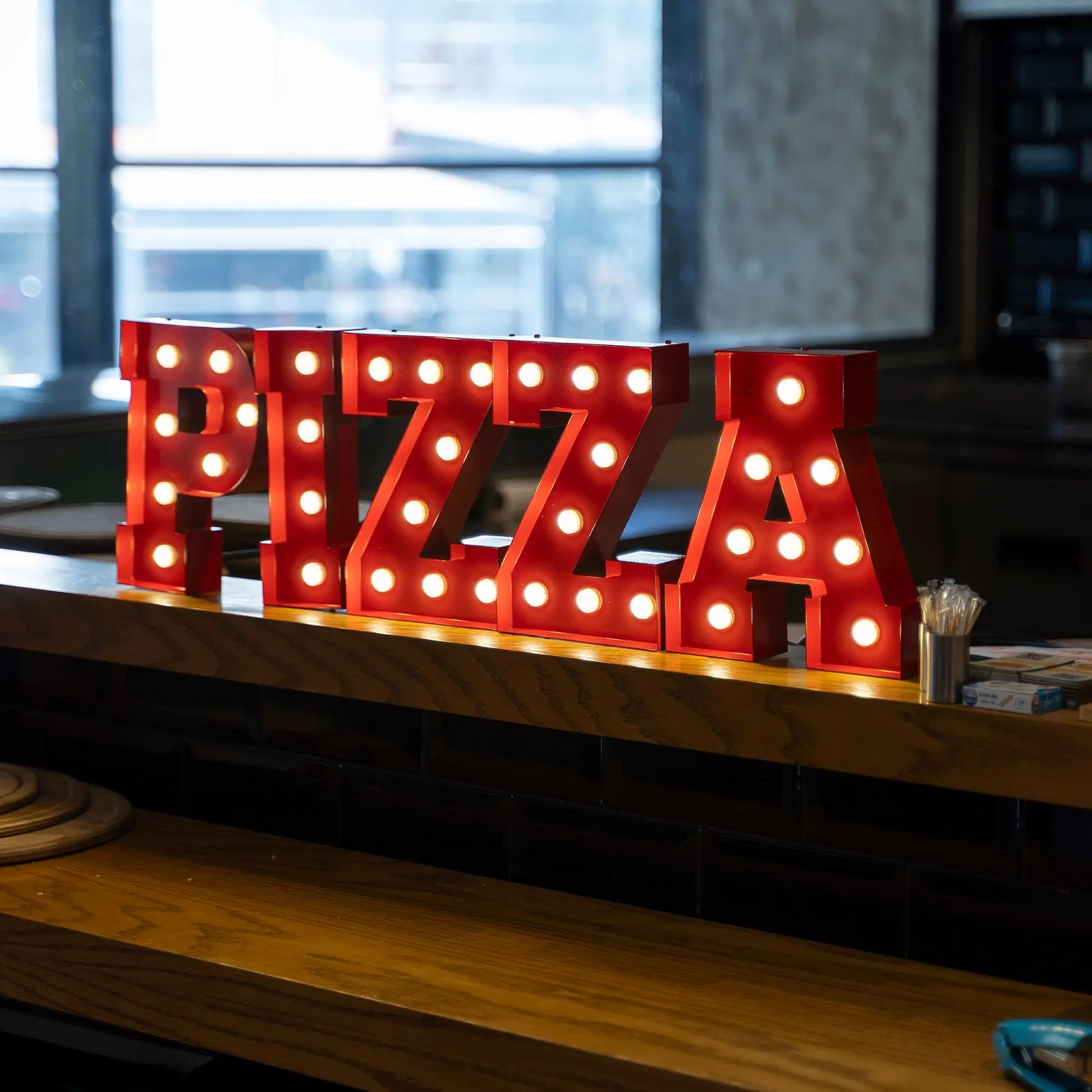Pizza | Marquee Letter Mauda