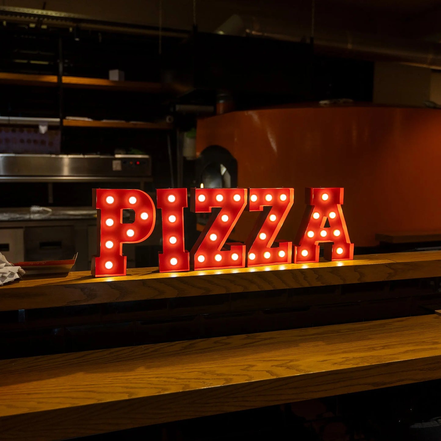 Pizza | Marquee Letter Mauda