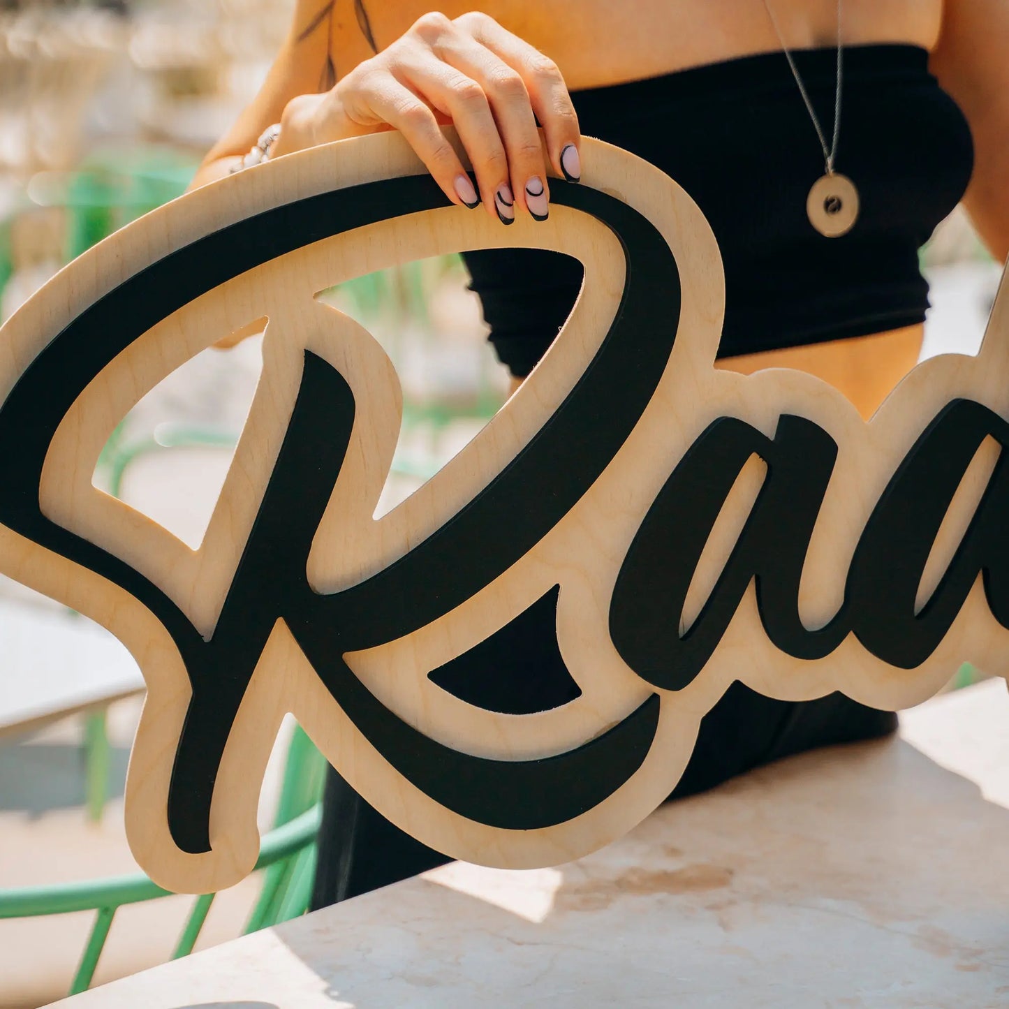 Poeti | Wooden Business Sign Mauda