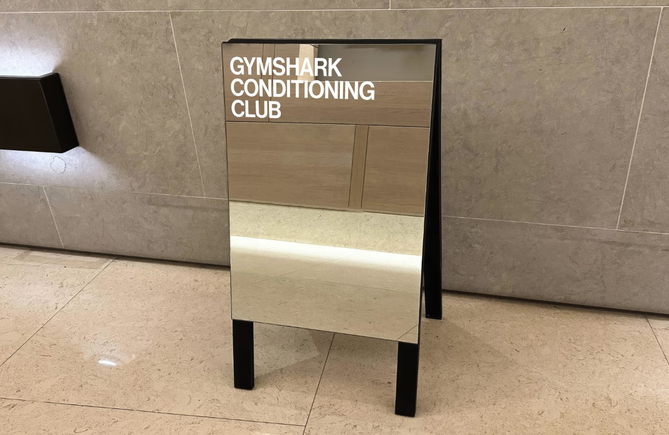 Custom Cafe Board | Custom Business Sign | A-Frame Sign | Mirror Engraving | Sandwich Board Sign | Sandwich Board Cafe | Sidewalk Sign