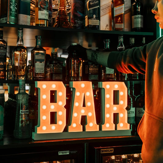 Bar | Marquee Letter Mauda