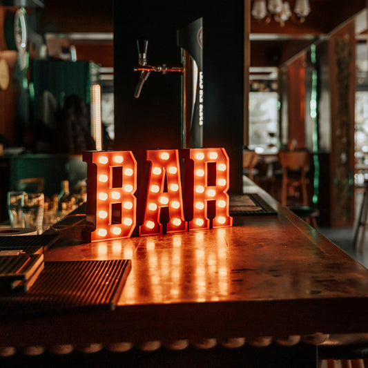 Bar Mini | Marquee Letters Mauda